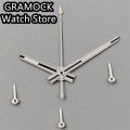 GRAMOCK 3.5*8.5*13*13.5mm VK63 Watch Hands Watch Needle Hands Green Luminous Fit VK63 VK64 Quarzt Movement Replace Parts. 
