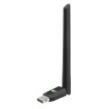 USB Free Drive 600M Wireless Card BT5.0 Bluetooth Adapter Desktop Computer Dual-Band WiFi Reception. 