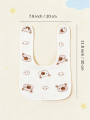 3pcs Baby Random Pattern Bib. 