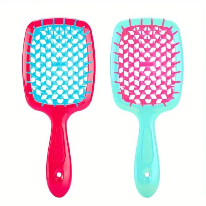 2pcs/set%20Vented%20Hollow%20Out%20Hair%20Brush%20Scalp%20Massage%20Comb%20Anti%20Knot%20Tangling%20Comb%20Anti-static%20Comb%20With%20Handle%20Fluffy%20Styling%20-%20Image%204