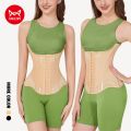 MiiOW U-shaped Waist Trainer Corset Women Buttoned Shapers Breast Lifted Waist Trainer Steel Bone Slimming Breathable Shapewear. 