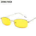 ZXWLYXG 2025 New Small Rectangle Sunglasses Women Retro Brand Designer Red Sun Glasses Men Glasses Female Unisex. 