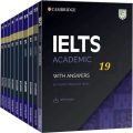 Cambridge English Ielts Academic 19 Books set with audio qr code. 