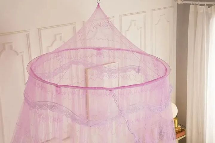 Hanging%20Round%20Mosquito%20Net%20For%20King/Queen/Double%20Beds/%20Hanging%20Jhool%20-%20Image%202