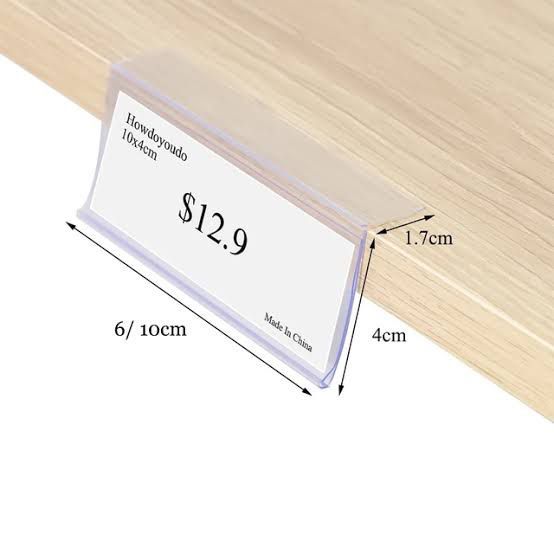 30 Plastic Label Holders For Wire Shelves price tag holder available in pakistan