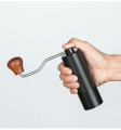 Professional Manual Coffee Grinder Upgrade All-metal Body Anti-slip Design Portable Grinder Burr Inside.