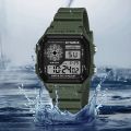 SYNOKE Digital Watches Men Sports Luminous Multifunction Waterproof Chrono Wristwatch Outdoor and Running Student Seven Light. 