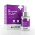 THE DERMA CO. 2% SALICYLIC ACID SERUM FOR FACE FOR ACTIVE ACNE WITH WITCH HAZEL (30ML). 