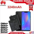 Huawei Nova 3i Battery Model: HB356687ECW Capacity High Quality Battery (3340mAh). 