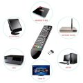 Q2 TV Backlight Air Mouse Gyroscope Wireless IR Learning 2.4GHz RF Smart Voice Remote Control for Laptop/Computer/Android TV Box. 