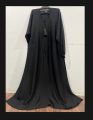 PREMIUM QUALITY KOREAN NIDA STUFF ABAYA (CHEST 24 AND LENGTH 54). 