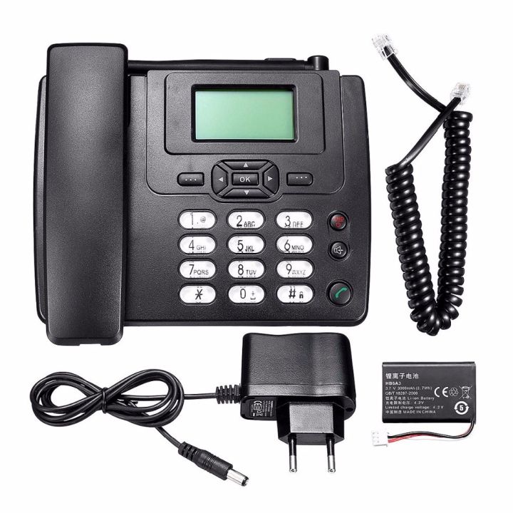 Single SIM GSM Smart FWP Fixed(1 sim) Wireless Phone Wireless Desktop Landline Phone ETS-6588 Telephone Phone Set