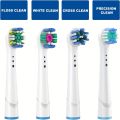 4/12/16Pcs Replacement Toothbrush Heads Compatible with Oral-B Braun Professional Electric Toothbrush Heads Brush Heads. 