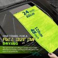 1400GSM Full-Size SUV Truck Drying Towel Double-Sided Microfiber, Twisted Yarn Technology, High Absorbency And Scratch-Resistant. 