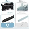 Soft Back Scrubber Brush Silicone Skin Massager Bath Shower Scrubbing Brush with Handle Body Wash Exfoliating Scrub Bath Supplie. 