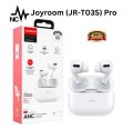 Joyroom Airpods Pro (JR-T03S Pro) | Original Wireless Earbuds Non ANC Version HiFi Sound Quality and Long Battery Life Wireless Charging Buffer Sound. 