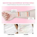 Mattifying Waterproof Setting Spray Glossy Matte Base Makeup Control Oil Non-Sticky Waterproof Make-up Fixer Spray for All Skin. 