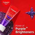Colgate optic white purple whitening toothpaste (100g).