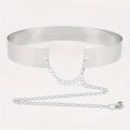 Classic Golden Metal Belt Trendy Adjustable Waist Chain Elegant Dress Girdle Body Jewelry For Women Daily Use. 