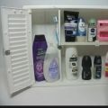 Style front storage box cabinet mirror double door for bathroom accessories cabinet. 