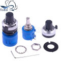 1Set 3590S Precision Multiturn 10k (1PCS Potentiometer 10 Ring Adjustable Resistor+1PCS Turns Counting Dial Rotary 6.35mm Knob). 