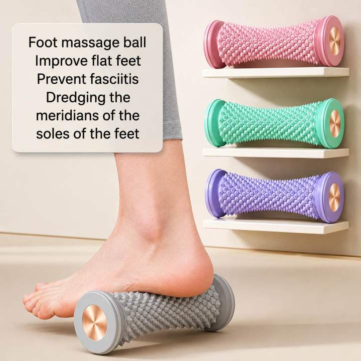 Foot Massage Roller, Manual Body Massage Roller, Portable Relaxation Roller for Home & Gym