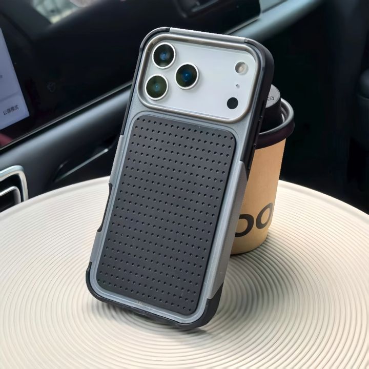 Fashion Hybrid Armor Anti-Fingerprint Case for IPhone 17 Air 16 15 14 Plus 13 12 Pro Max Rugged Frame TPU Back Protective Cover