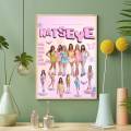 Korea kpop band K-Katseye Poster HD art sticky wall waterproof home living room bedroom bar aesthetic decoration. 