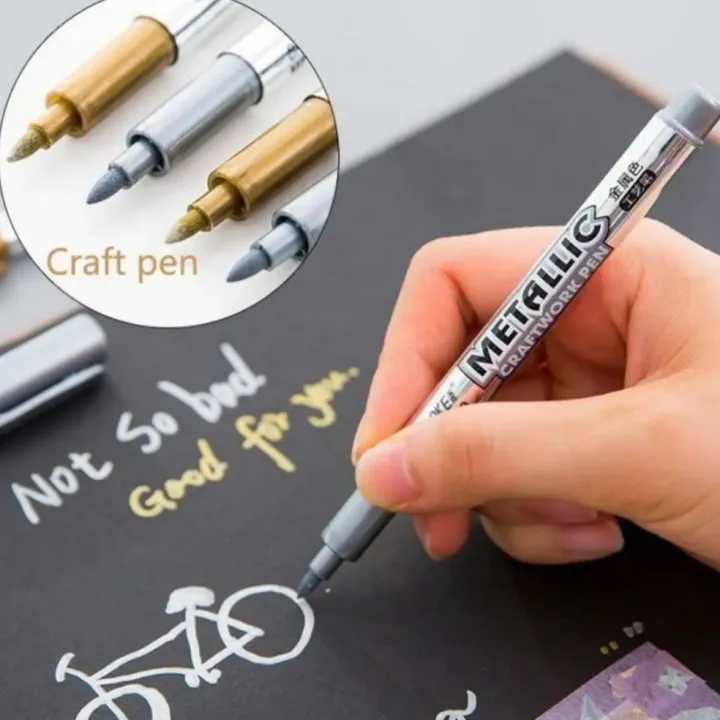 Metallic%20Paint%20Markers%20(%20Golden%20&%20Silver)%20in%201sPc%20&%202Psc%20-%20Image%206