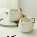 1pc cute ceramic cup, cat shaped mug, 380ml/13oz milk, coffee, and water cups. 