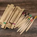 Bamboo Toothbrushes 5/10/12Pcs Eco Friendly Resuable Toothbrush Adult Wooden Soft Tooth Brush Cconvenient. 