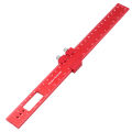 Woodworking Ruler Precision Pocket Rule -  6/8/12 Inch Aluminum Metal Slide Stop Marking Ruler Metric Inch Measuring Tools. 