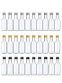 10PCS Mini Liquor Bottles 50ml Plastic Spirit Bottles Silver/ Gold/ Black Caps Alcohol Shot Bottles. 