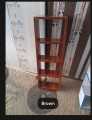 4 Tier Open Shelf, Espresso Book rack Book shelves Super quality multiples Use Storage Cabinet with Cubes,Office, Kitchen, Closet, Bedroom, Living Room, Study Room, Nursery for kids bag Bookcase , cabinet shows rack Open Standing Nursery Book Shelvin. 