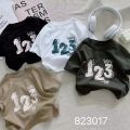 Baby Boy Girl Short Sleeve Crewneck T-Shirt Solid Cotton Jersey Short Sleeve Tee for Summer Wear Newborn Unisex. 