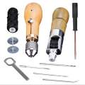 DIY Leather Sewing Awl Kit Waxed Thread Hand Sewing Tools Leather Craft Edge Stitching Belt Strips Shoemaker Canvas Repair Tools. 