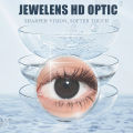 JEWELENS Clear Contact Lenses Natural Transparent Prescription Soft Eye Contacts with Degree for Myopia Vision Correction.