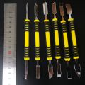 Stainless steel Prying Opening Repair Tool kit For Mobile Phone Notebook Dual Heads Metal Spudger Hand Tools Sets 6pcs/set. 