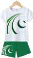 Independence Day Collection 1-5 Years Baba Half Sleeve Shirt With Shorts Blendid Kids Clothing. 