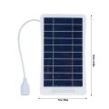 Portable Solar Panel Monocrystalline Silicon USB Solar Charging Panel for Outdoor RV Camping Hiking Portable Solar Panel. 