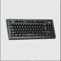 RGB Rainbow Gaming Keyboard and Mouse Combo, Compact 87 Keys Backlit Computer Keyboard with Gaming Mouse, USB Wired Set for PC Gamer Laptop Work. 