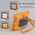 100W Rechargeable Solar LED Construction Site Light | Outdoor Waterproof PIR Motion Sensor Flood Light for Site + Power Bank Street & Warehouse. 