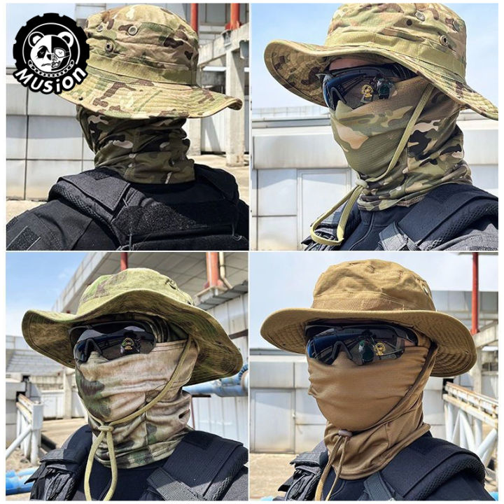 Musion%20Boonie%20Hat%20Balaclava%20Hat%20Suit%20Foldable%20Hat%20Sun%20Protection%20Fishing%20Cap%20Breathable%20Fisherman%20Outdoor%20Hunting%20Fishing%20Wide%20H%20-%20Image%202