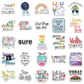 52pcs Inspirational Quote Stickers Pack Positive Decals for Water Bottle Laptop Phone Skateboard Helmet Gifts for Teens Kids. 