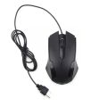 Durable Wired Gaming Mouse Ergonomics Design USB 3 Buttons Optical Wheel Antiskid Frosted For PC Pro Laptop Gamer Computer. 