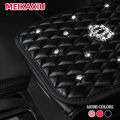 1 PU Soft Comfort Diamond-Encrusted Crown Car Armrest Cushion Car Accessories Interior for Both Men and Women.