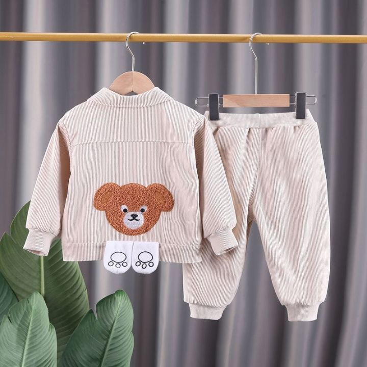 Baby%20Sets%202025%20New%20Clothes%20Spring%20Autumn%20Leisure%20Set%20Coat+Pants%20Two%20Piece%20Set%20Boys%20Girls%20Jacket%20Fashion%20Korean%20Version%20Clothing%20-%20Image%202