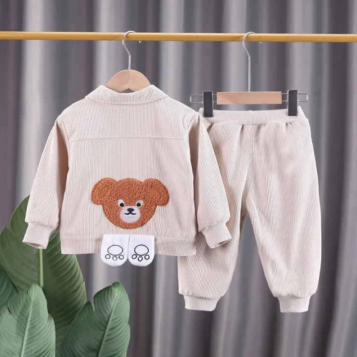 Baby%20Sets%202025%20New%20Clothes%20Spring%20Autumn%20Leisure%20Set%20Coat+Pants%20Two%20Piece%20Set%20Boys%20Girls%20Jacket%20Fashion%20Korean%20Version%20Clothing%20-%20Image%202