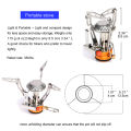 Widesea Portable Camping Cookware Set Aluminum  1.3L Pot 440ML Cup Stove Cutlery Set Bracket for Outdoor Cooking Hiking Backpack. 