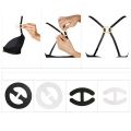 Women's Bra Hook Set with Cross Back Straps - Anti-Slip Invisible Clasp for Comfort & Elegance.